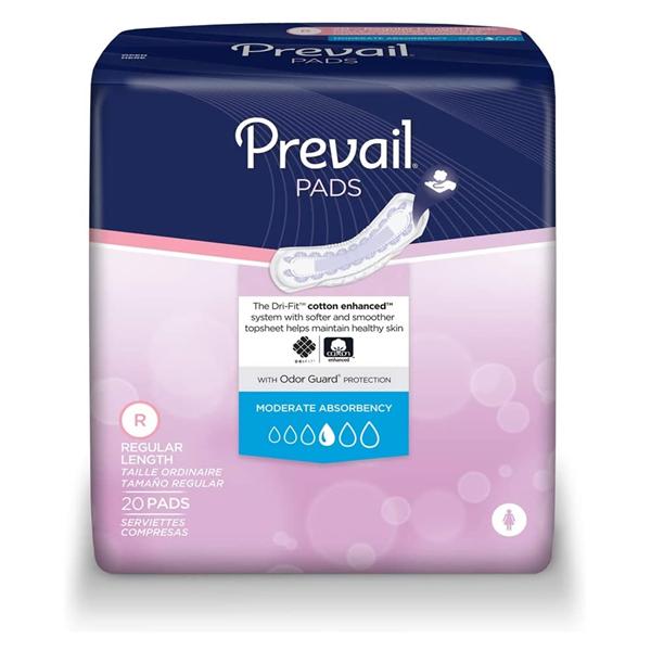 Pad Prevail Bladder Control Female OSFA 9.25